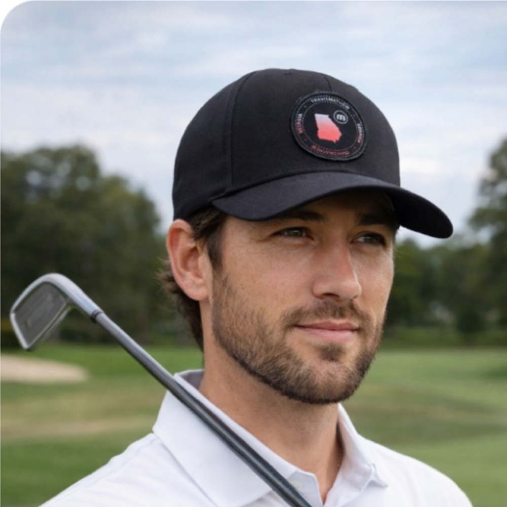 Travis Mathew FLEXFIT TECH One Ten Georgia snap back w/ ventilation holes NWT